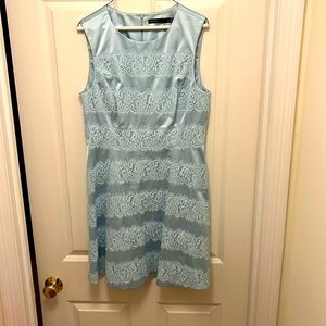 Karen Millen size 12 formal dress. Full satin with satin lining. Form fitted.